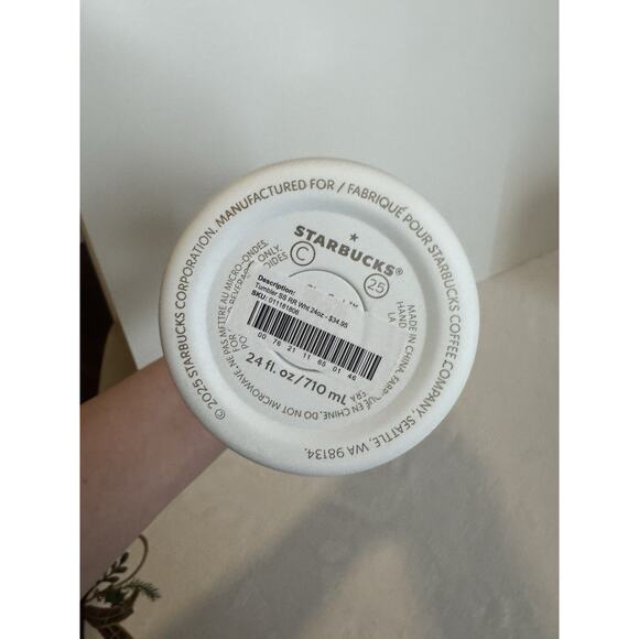 Starbucks X Roller Rabbit Stainless Steel Tumbler Cup Holiday Christmas 2025 - Picture 5 of 10